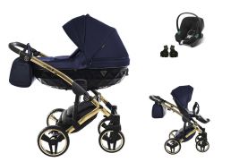 JUNAMA Saphire V2 + Cybex Aton B2 i-Size 01 deep sea blue 2022