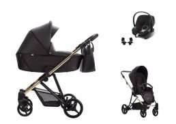 BEBETTO Yoddi Premium Gold + Cybex Aton B2 i-Size 02 2023