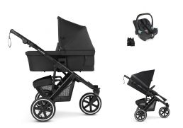 ABC DESIGN Salsa Run + Carrycot Set ink 2024 3v1 - Tulip i-Size