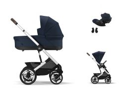 CYBEX Talos S Lux + Cot S Lux Travel Set Cloud G Plus i-Size + fusak Snøgga 2 ZADARMO ocean blue 2025