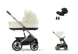 CYBEX Talos S Lux + Cot S Lux Travel Set Cloud G Plus i-Size seashell beige 2025