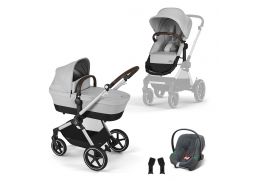 CYBEX Eos akciový set + Aton B2 i-Size + fusak Snøgga 2 ZADARMO lava grey 2023