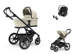 THULE Urban Glide 4-wheel Set + Cybex Aton B2 i-Size soft beige 2024