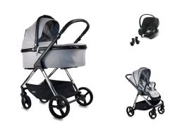 iBEBE Ice + Cybex Aton B2 i-Size 03 chrome 2024