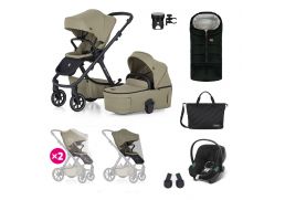 PETITE&MARS Icon RWS XXL + Cybex Aton B2 mossy green 2024
