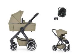 PETITE&MARS Icon Air Lite + Cybex Aton B2 mossy green 2025