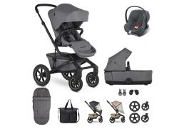 EASYWALKER Jimmey Air Travel Set XXL + Aton B2 i-Size iris grey 2024