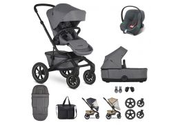 EASYWALKER Jimmey Air Travel Set XXL + Aton B2 i-Size iris grey 2023