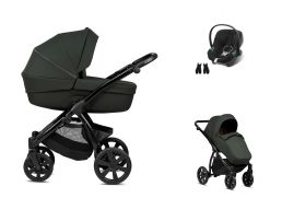 NOORDI Luno All Trials + Cybex Aton B2 i-Size 609 forest green 2023