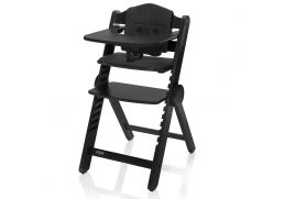 ZOPA Drevená jedálenská stolička Clipp & Clapp black 2025