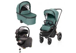 ZOPA Move Cross 3 + vanička XL + autosedačka XM Plus i-Size + Isofix Travel Set antique green/gold 2024