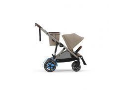 CYBEX e-Gazelle S + fusak Snøgga 2 ZADARMO almond beige 2025
