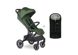 EASYWALKER Jackey 2 XL + fusak Jibot deep green 2024