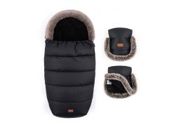 PETITE&MARS Fusak 4v1 Comfy + rukávnik Furry forever black 2025