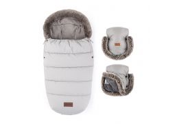 PETITE&MARS Fusak 4v1 Comfy + rukávnik Furry champagne shower 2025