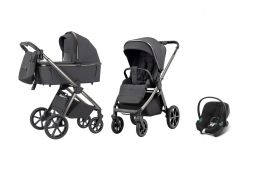 CARRELLO Omega + Cybex Aton B2 i-Size excellent grey 2025