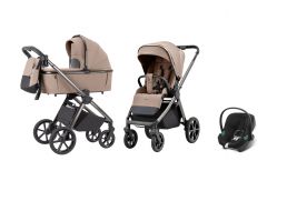 CARRELLO Omega + Cybex Aton B2 i-Size fantastic beige 2025