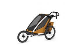 THULE Chariot Sport 2 single + bike set + kočíkový set + bežecký set natural gold 2025