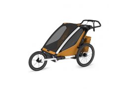 THULE Chariot Sport 2 double + bike set + kočíkový set + bežecký set natural gold 2025