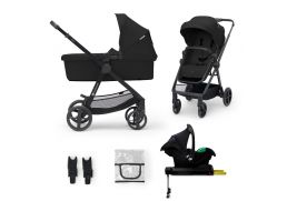 KINDERKRAFT Newly + Mink Pro + Isofix classic black 2024