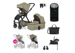 PETITE&MARS Icon Air XXL + Cybex Aton B2 + Base One mossy green 2025