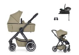 PETITE&MARS Icon Air Lite + Cybex Aton B2 + Base One mossy green 2025