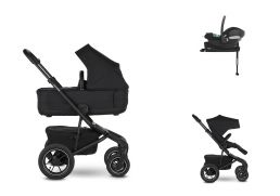 EASYWALKER Jimmey Air Set Lite + Aton B2 i-Size + Base One pepper black 2024