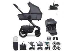 EASYWALKER Harvey5 Air Premium Set XXL + Aton B2 i-Size + Base One mineral grey 2024