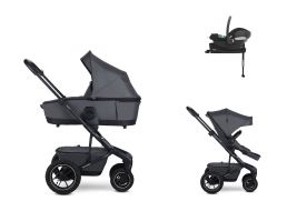 EASYWALKER Harvey5 Air Premium Set Lite + Aton B2 i-Size + Base One mineral grey 2024