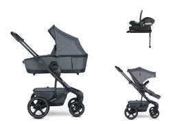 EASYWALKER Harvey5 Premium Set Lite + Aton B2 i-Size + Base One mineral grey 2024