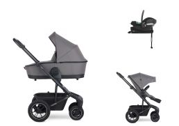EASYWALKER Harvey5 Air Set Lite + Aton B2 i-Size + Base One pebble grey 2024