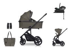 CAVOE Moi XL Set Complete + Cybex Aton B2 + Base One moss 2025