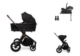 MUUVO Quick SE 2 Travel Set + Cybex Aton B2 i-Size + Base One sunset black 2025