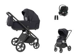 CARRELLO Ultra 2.0 Travel Set + Cybex Aton B2 i-Size basalt black 2025