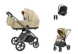 CARRELLO Ultra 2.0 Travel Set + Cybex Aton B2 i-Size soft beige 2025