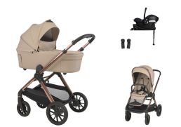 ESPIRO Code Travel Set + Cybex Aton B2 i-Size + Base One 19 loving beige 2025