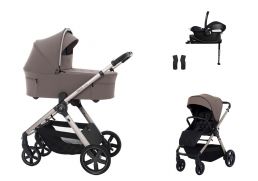 ESPIRO Only Travel Set + Cybex Aton B2 i-Size + Base One 408 nude brown 2025