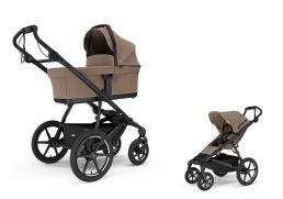 THULE Urban Glide 4-wheel magnetic buckle Set tinted taupe 2025