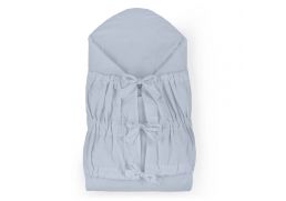 PETITE&MARS Šnurovacia zavinovačka Nurse s pevnou kokosovou vložkou dusty blue