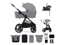 KINDERKRAFT Nea 2 + Cybex Aton B2 + Base One platinum grey 2025