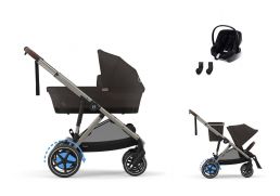 CYBEX e-Gazelle S Lux + Gazelle S Cot S Travel Set Aton B2 i-Size chocolate brown 2025
