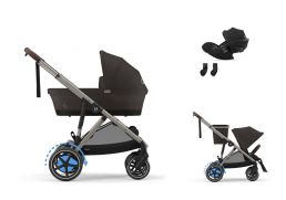 CYBEX e-Gazelle S Lux + Gazelle S Cot S Travel Set Cloud G Plus i-Size chocolate brown 2025