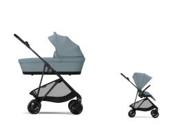 CYBEX Melio Carbon + Cot Set + fusak Snøgga 2 ZADARMO stormy blue 2025