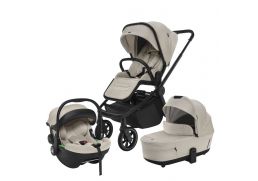 ZOPA Move Cross 5 + vanička XL + autosedačka XM Plus i-Size Travel Set ivory beige 2025