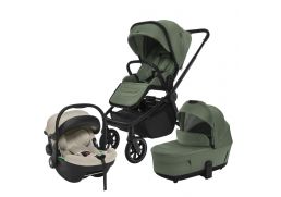 ZOPA Move Cross 5 + vanička XL + autosedačka XM Plus i-Size Travel Set rocky green 2025