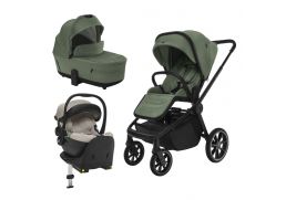 ZOPA Move Cross 5 + vanička XL + autosedačka XM Plus i-Size + Isofix Travel Set rocky green 2025