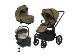 ZOPA Move Cross 5 + vanička XL + autosedačka XM Plus i-Size + Isofix Travel Set toffee brown 2025