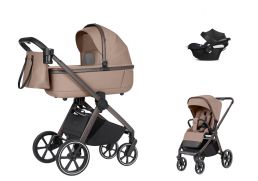 CARRELLO Omega Deluxe + Cybex Aton B2 i-Size paper beige 2025