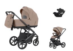 CARRELLO Sigma Travel Set + Cybex Aton B2 i-Size fresh beige 2025