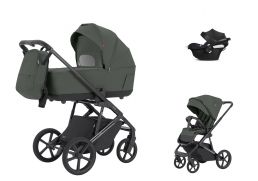 CARRELLO Sigma Travel Set + Cybex Aton B2 i-Size leaf green 2025